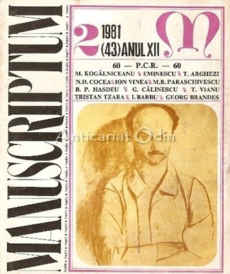 Manuscriptum. Revista Trimestriala Nr.: 2/1981 * (43) Anul XII foto