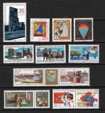 GERMANIA (DDR) 1982 - ANIVERSARI. ARHITECTURA. PIONIERI, serii MNH, DR10