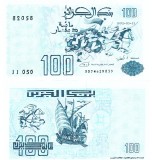 Bancnota Algeria 100 Dinari 1992 P-137 UNC