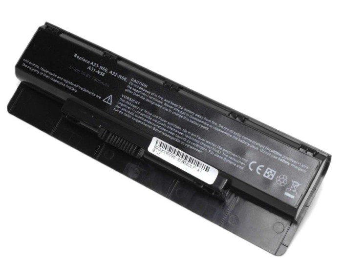 Baterie AsusN56JR 9 celule, N56V 9 celule, N56V8 9 celule, N56VB 9 celule, N56VJ 9 celule, N56VM 9 celule,