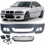 Bara frontala sport + ABE + lumini de ceata fumurii potrivite pentru BMW E46 sedan touring Performance AutoTuning