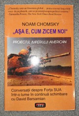 Noam Chomsky&amp;nbsp;-&amp;nbsp;Asa e, cum zicem noi (Proiectul imperiului america)n foto