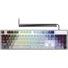 Tastatura Gaming Mecanica Lorgar Azar 514 RGB, iluminare RGB, Layout EN (Alb)