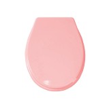 Cumpara ieftin Capac pentru WC, Nova, din plastic, roz, 440 x 365 mm