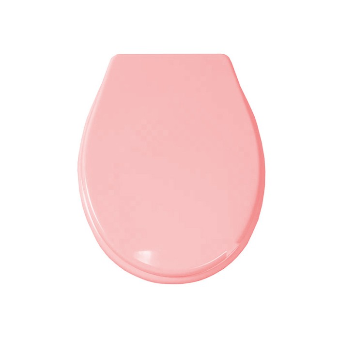 Capac pentru WC, Nova, din plastic, roz, 440 x 365 mm
