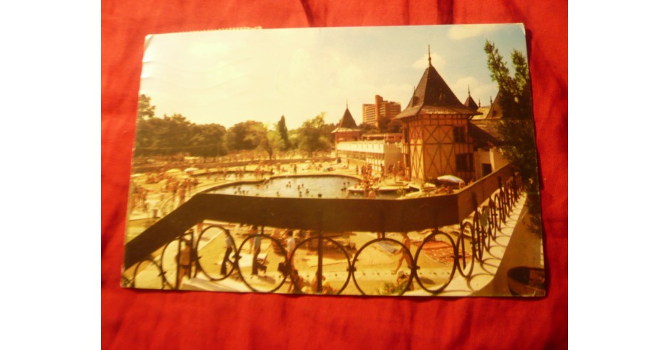 Ilustrata Oradea - Baile Felix - Strandul Apollo , circulat 1972 ...