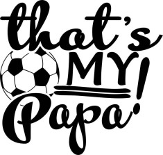 Sticker decorativ, Text Fotbal, Negru, 10100ST-10 foto