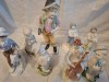 Lot 8 bibelouri Portelan Romanesc vintage - copii, muzicanti, scene pastorale