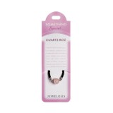 Bratara pietre semipretioase cu snur - Cuartz Roz