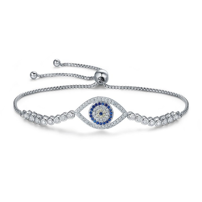 Bratara din Argint --BLUE EYES Tennis--- ARG383A