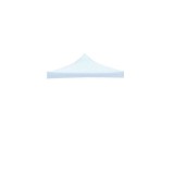 Prelată pentru acoperiș cort, dimensiuni 3 x 6 metri, eMazing, confecționată din material textil Oxford 700D și cauciuc, de culoare albă, impermeabilă