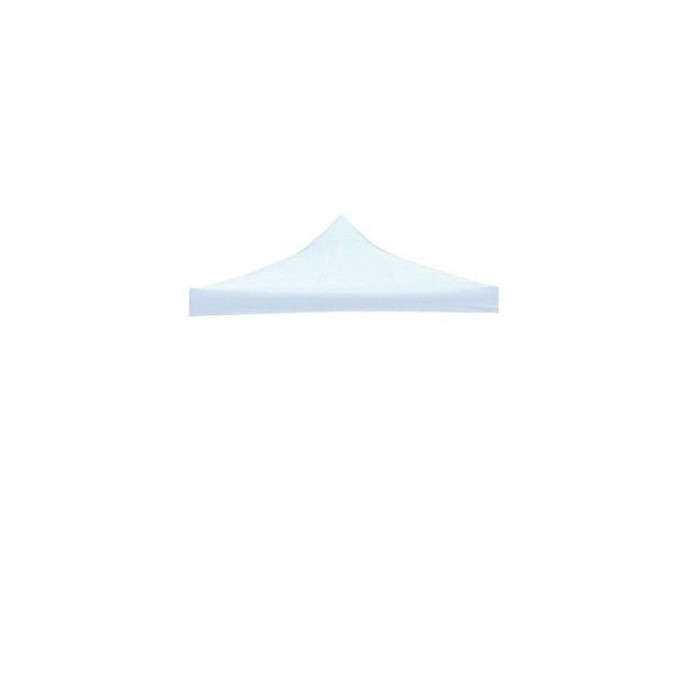 Prelată pentru acoperiș cort, dimensiuni 3 x 6 metri, eMazing, confecționată din material textil Oxford 700D și cauciuc, de culoare albă, impermeabilă