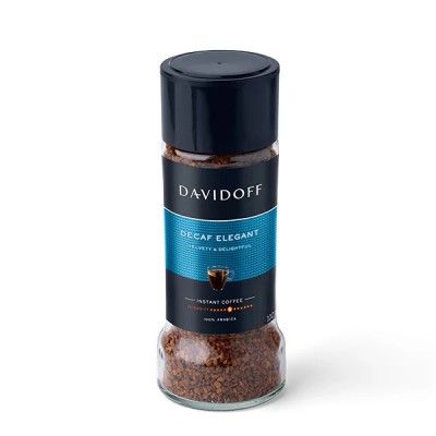 Davidoff Decaf Elegant Cafea instant, 100g foto
