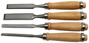 Dalti Lemn Set / 4Buc