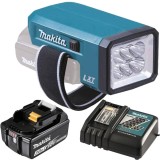 Makita DEBDML186 - Lampa + Acumulator Li-Ion 18 V 3 Ah + Incarcator