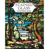 Stained Glass Colouring Book