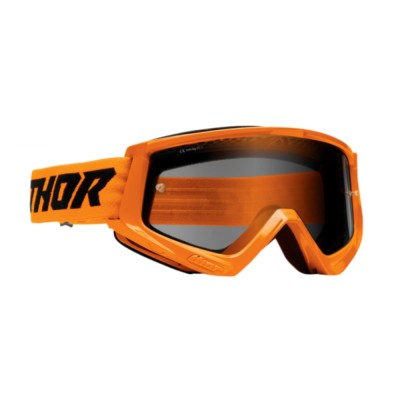 Ochelari Thor Combat Sand Racer sticla fumurie portocalii foto