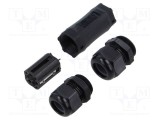 Conector alimentare AC terminal cu şurub TH400 3 piste - TECHNO