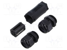 Conector alimentare AC terminal cu şurub TH400 3 piste - TECHNO