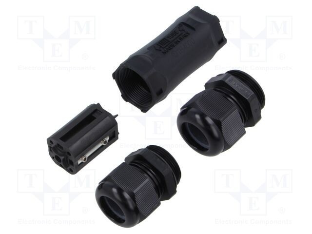 Conector alimentare AC terminal cu şurub TH400 3 piste - TECHNO