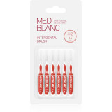 MEDIBLANC Interdental Pick-brush perie interdentara 0,5 mm Red 6 buc
