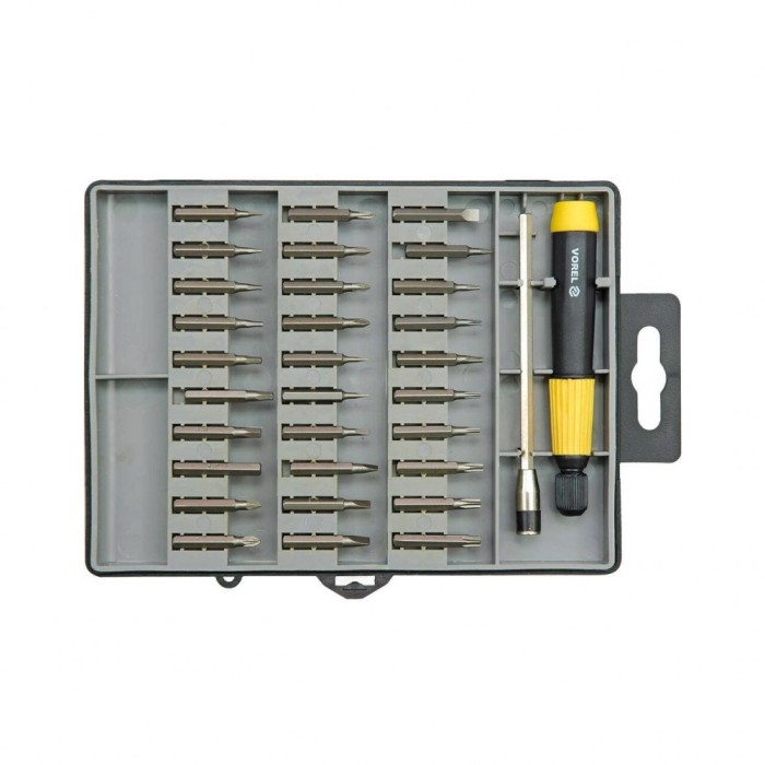 Set surubelnita + bituri 32buc Vorel 64371