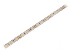 Bandă LED alb cald 5050 12V, 60 LED/m, 10mm, IP65