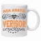 Cana alba personalizata &quot;asa arata un verisor extraordinar&quot;, INOVATIX&reg;️. 330ml