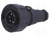 Conector circular, tata, 6 pini, BULGIN - PX0739/P