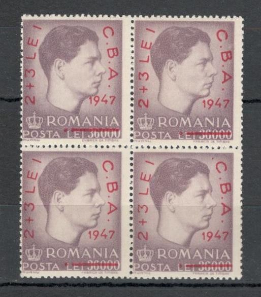 Romania.1947 Jocurile Balcanice-supr. bloc 4 YR.123