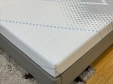 Saltea ortopedica Wolke Memory 160x200x15 cm, husa detasabila cu fermoar, 2 cm spuma memory gel, 13 cm spuma poliuretanica de baza, fermitate medie