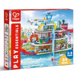 Jucarie din lemn - Tren Mega City (55 piese)