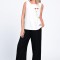 Pantaloni Dama, Eranthe, Culottes Wide Leg V338 - L