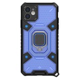 Cumpara ieftin Husa iPhone 11 Techsuit Honeycomb Armor Albastru Policarbonat