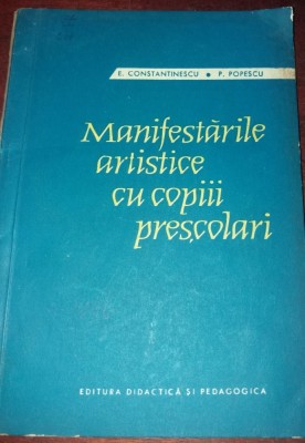 MANIFESTARI ARTISTICE CU COPIII PRESCOLARI foto