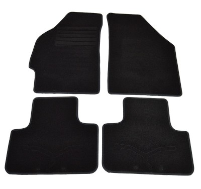 Covorase mocheta Fiat PUNTO 3U/5U 9/1999-8/2009 Negru, set de 4 bucati AutoDrive ProParts foto