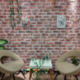 VidaXL Panouri de perete 3D, model cărămidă, maro &icirc;nchis, 10 buc., EPS