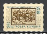 Romania.1967 50 ani luptele de la Marasti,Marasesti,Oituz-Pictura XR.547, Nestampilat