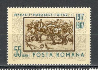 Romania.1967 50 ani luptele de la Marasti,Marasesti,Oituz-Pictura TR.229 foto