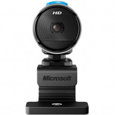 Camera web PC Microsoft LifeCam Studio HD,1280 x 720 px, 5 Mp, CMOS, microfon incorporat, Negru/Gri foto