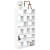 Gossi biblioteca, alb, 100x33x187,5 cm, lemn prelucrat
