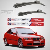 Cumpara ieftin Ștergătoare BMW Seria 3 E46 Compact (2000&ndash;2006) Flat | Set Față &ndash; TeamCar&reg;
