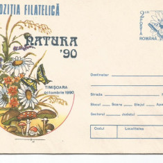 (B) plic -(cod 0141/90)- Expozitia Filatelica Natura 90