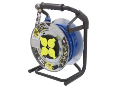 Prelungitor alimentare KEL 3x2,5mm2 4 prize 30m 16A albastru foto