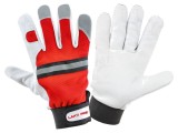 Mănuşi de protecţie LAHTI PRO roşii, dimensiune 8, cod L273308K