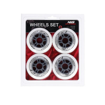 PU 90x24 82A White Wheels (4 buc.) Nils Extreme foto