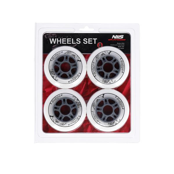 PU 90x24 82A White Wheels (4 buc.) Nils Extreme