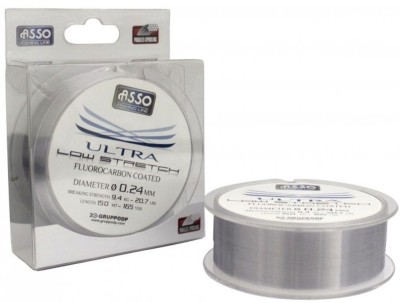 Fir Monofilament Asso Ultra Low Stretch Line, 3.2kg, 0.14mm, 150m foto