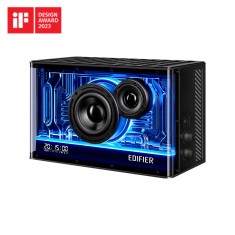 BOXE EDIFIER Gaming desktop, RMS: 40W, Bluetooth 5.3, USB-C, USB-A, AUX, EQs preset 3 moduri, RGB 7 culori, GaN charger 35W, white, &quot;QD35-W&quot; (timbru v