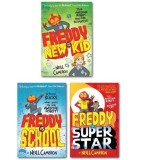 Set 3 carti Freddy - Freddy vs School, Freddy and the New Kid, Freddy the Superstar - Carti pentru copii